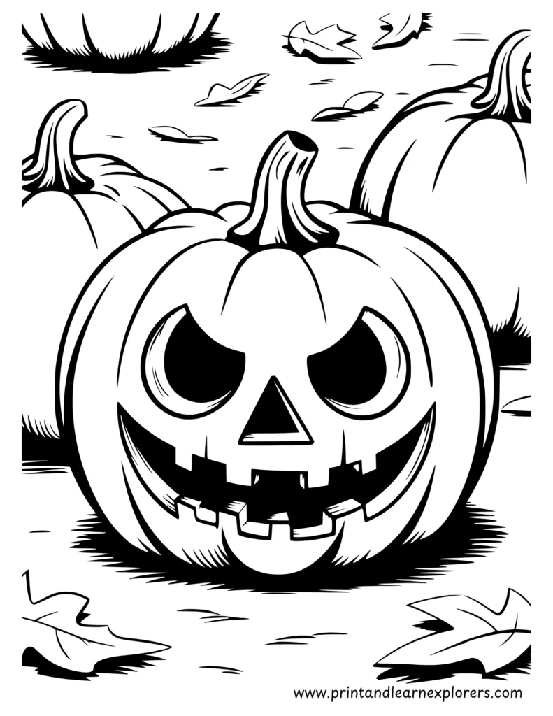 Free Halloween coloring pages to Print 1
