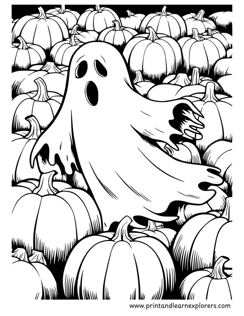 Free Halloween coloring pages to Print 11