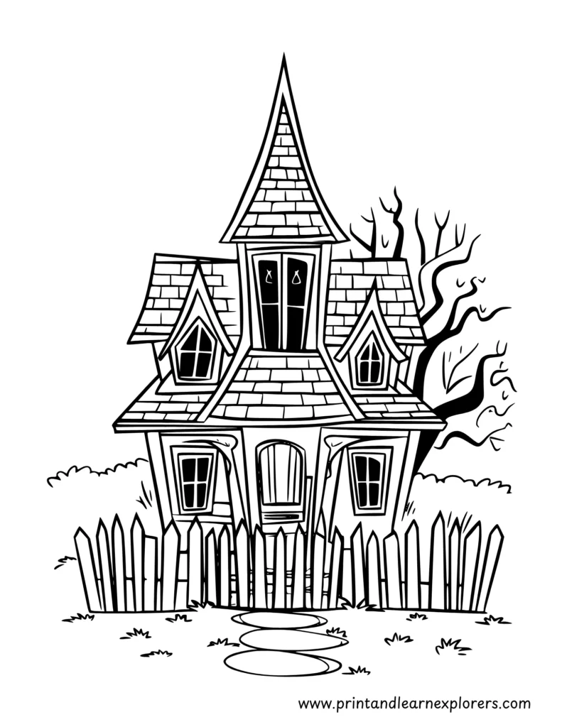 Free Halloween coloring pages to Print 13