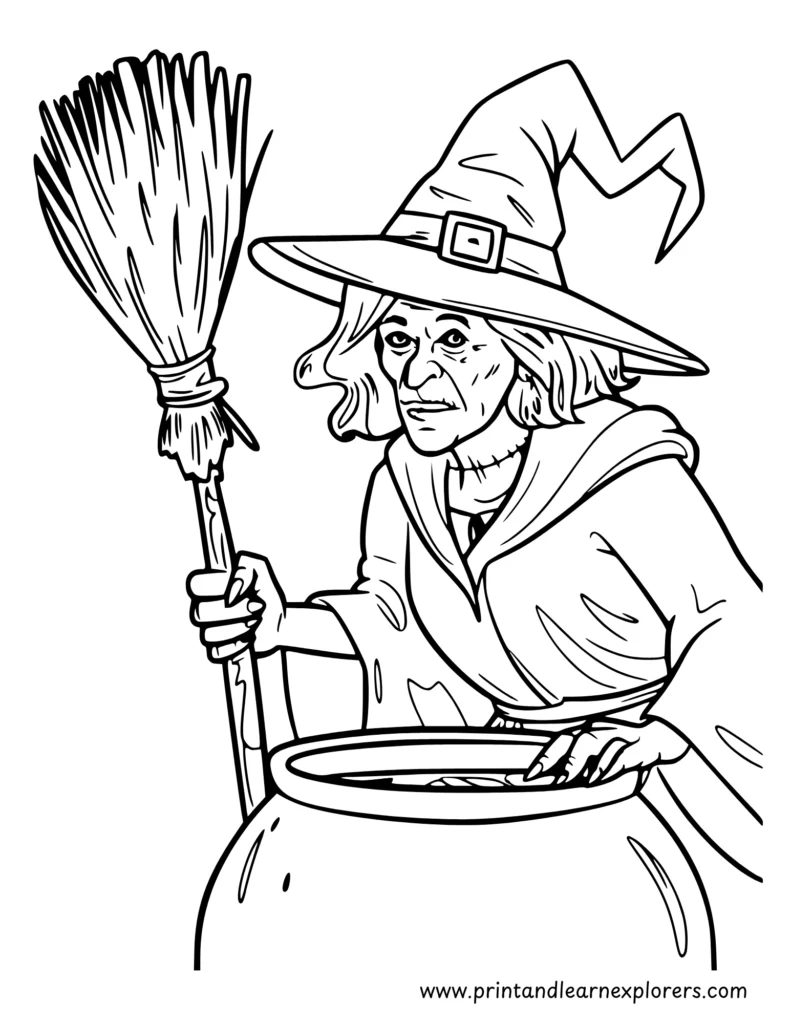 Free Halloween coloring pages to Print 20