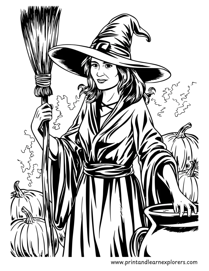 Free Halloween coloring pages to Print 22
