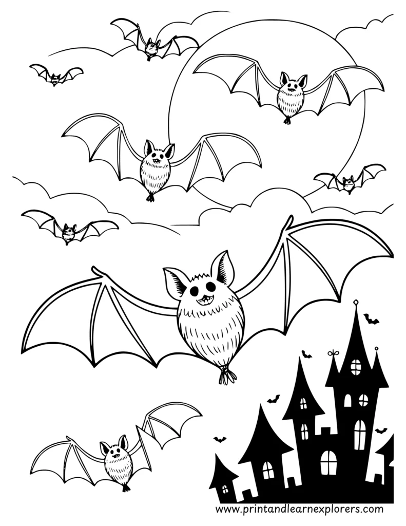 Free Halloween coloring pages to Print 23
