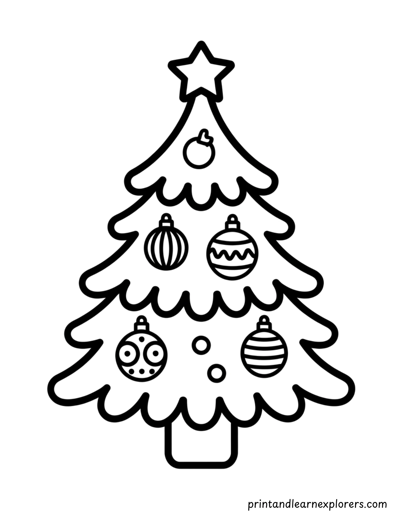 Christmas Tree Coloring 35
