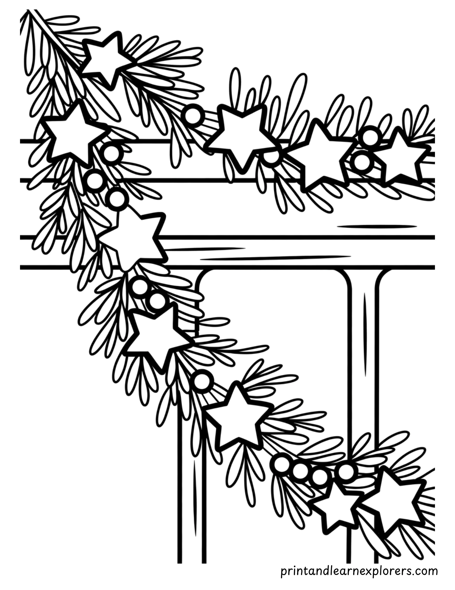 Decorations Christmas Coloring 28
