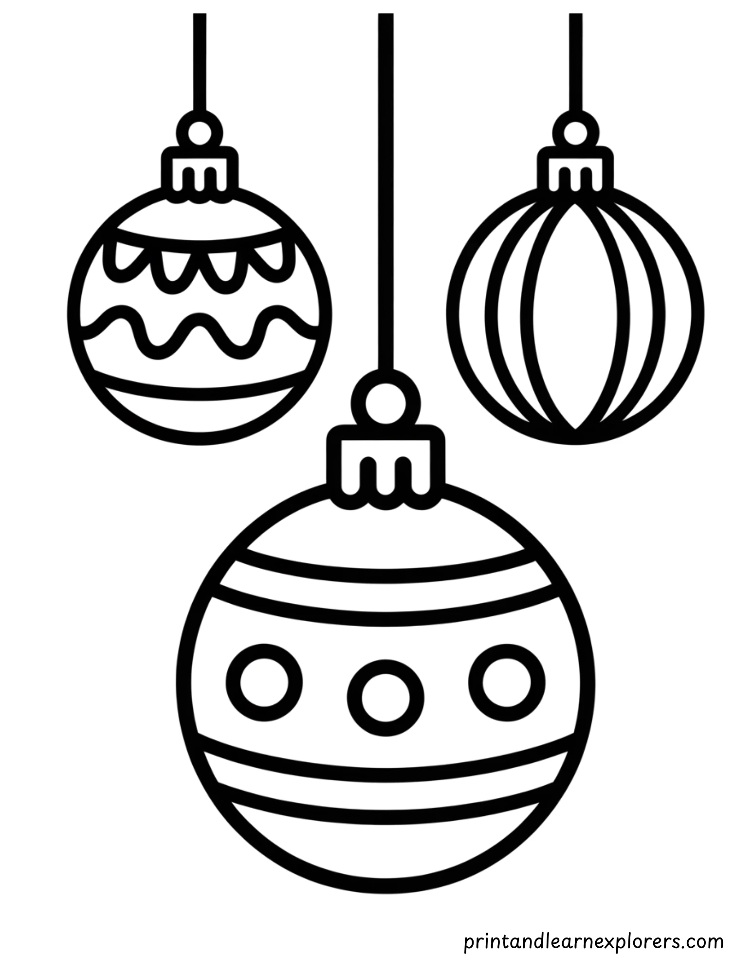 Decorations Christmas Coloring 30