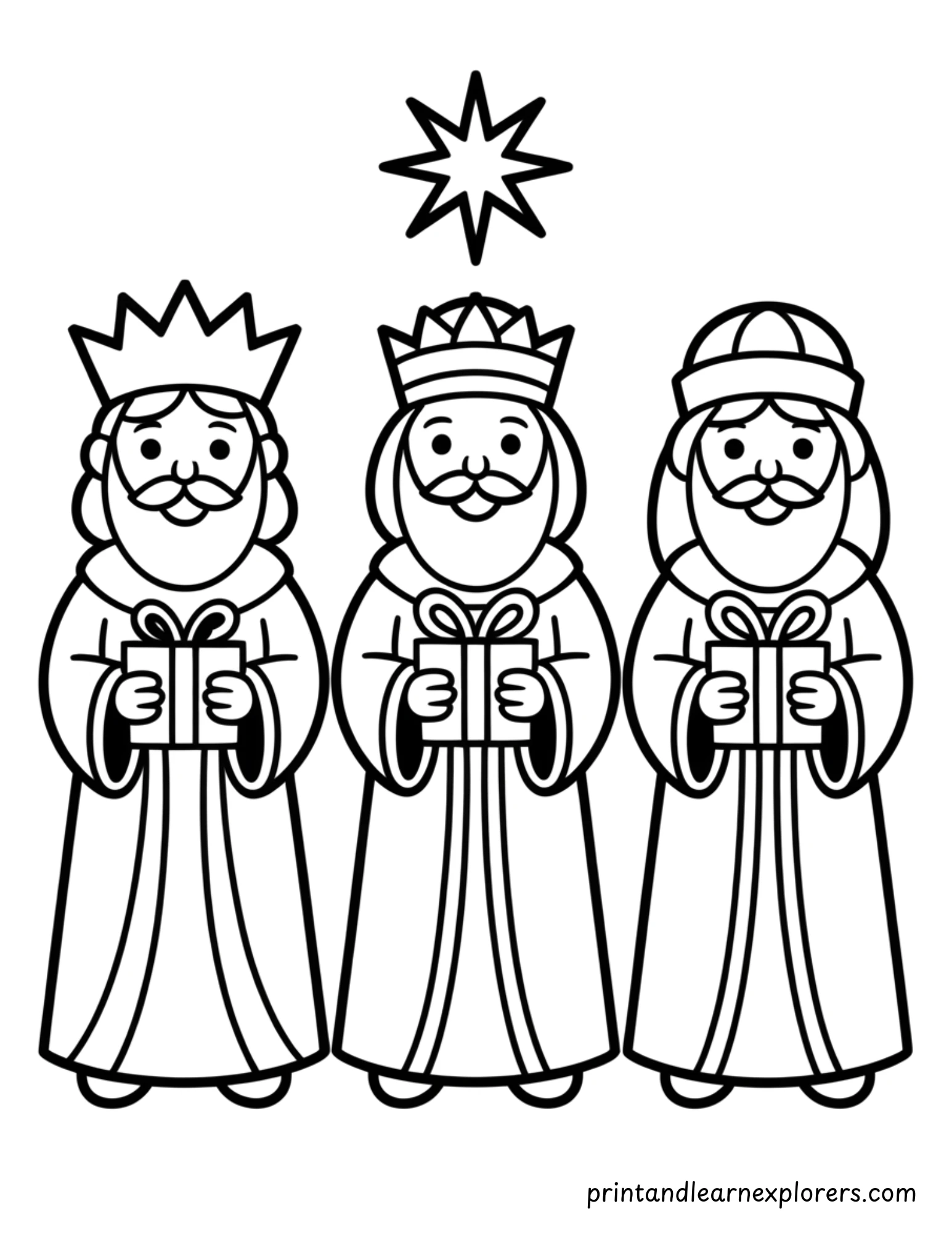 Nativity Coloring Pages 4