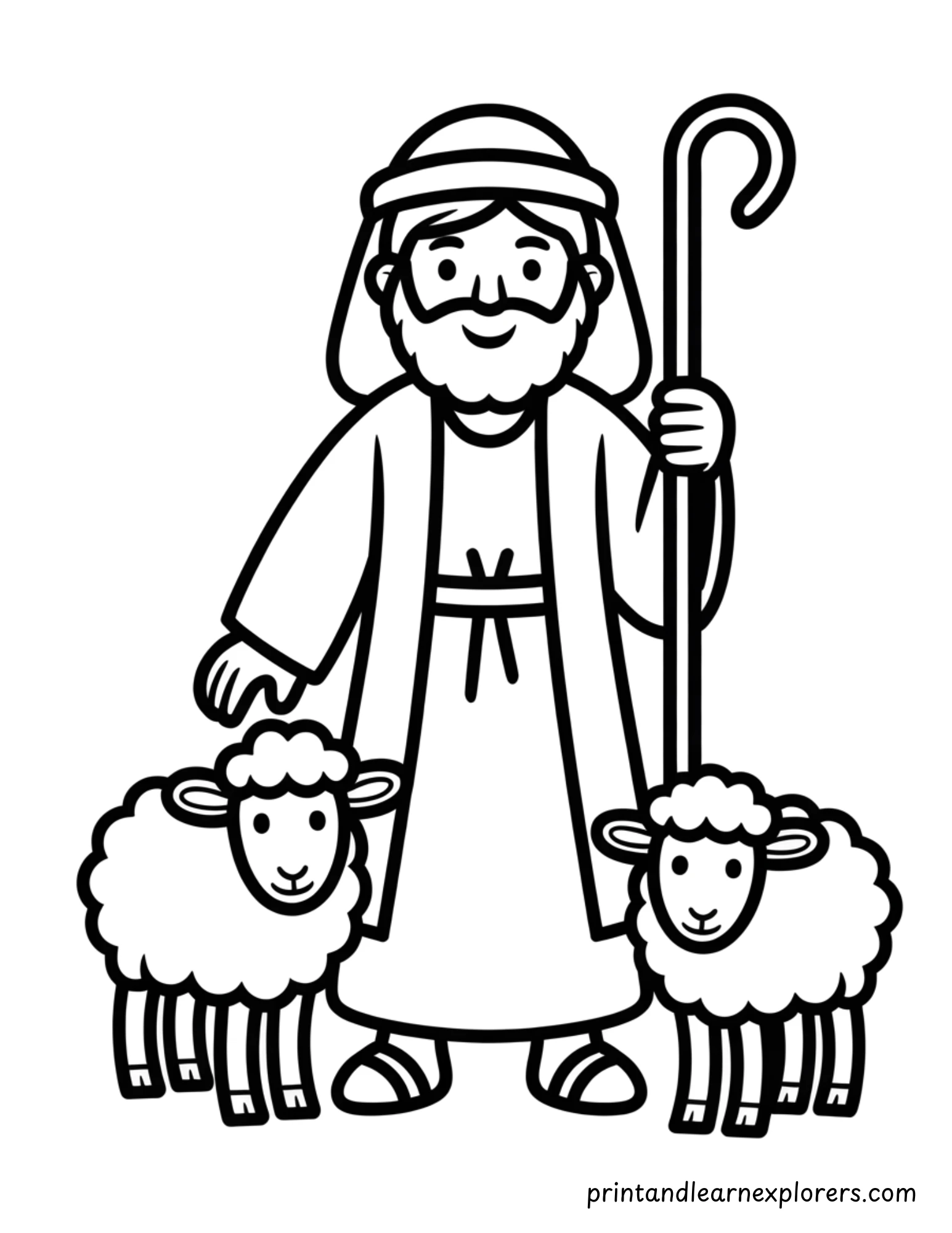 Nativity Coloring Pages 7