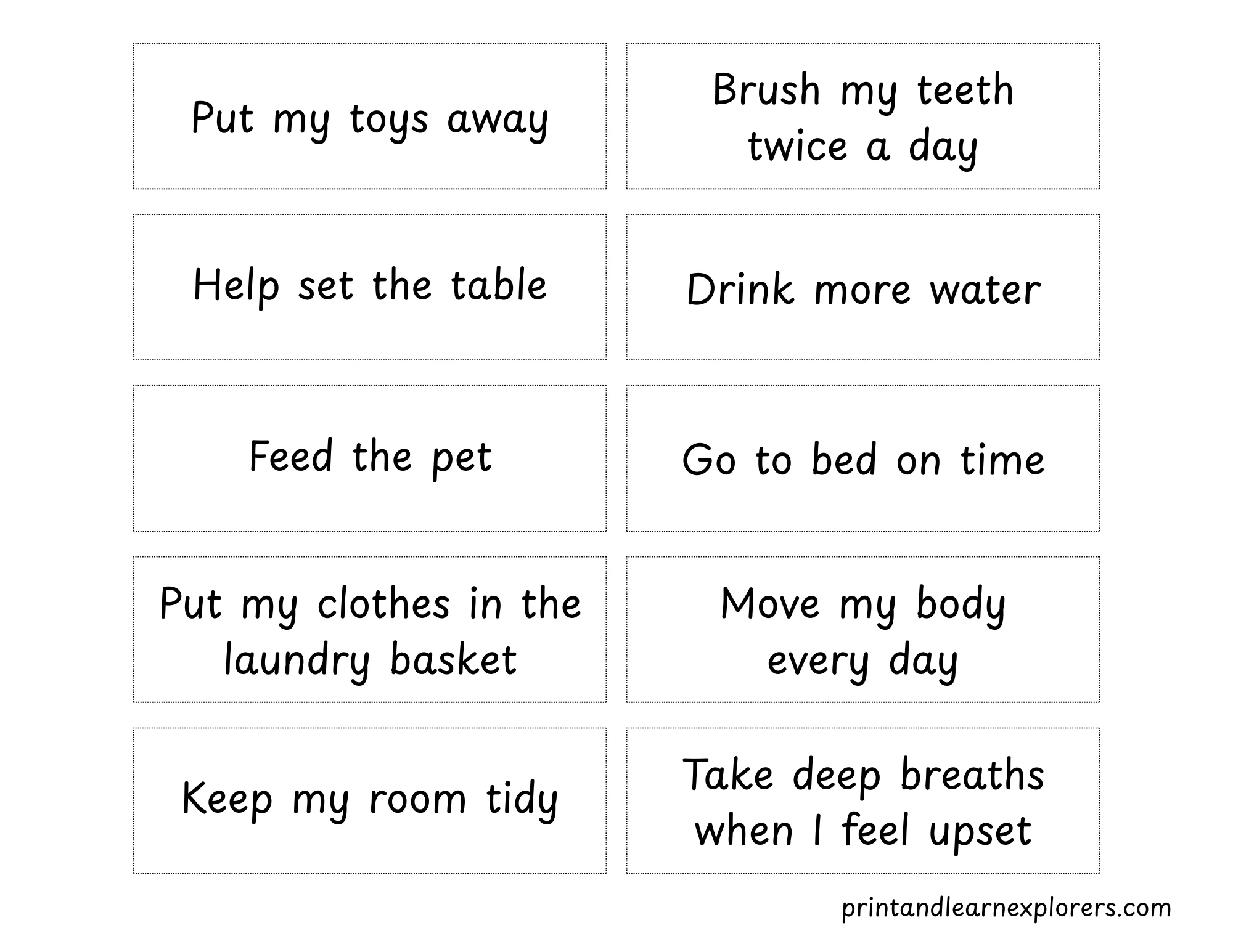 New Year Resolutions New Year Resolutions For Kids