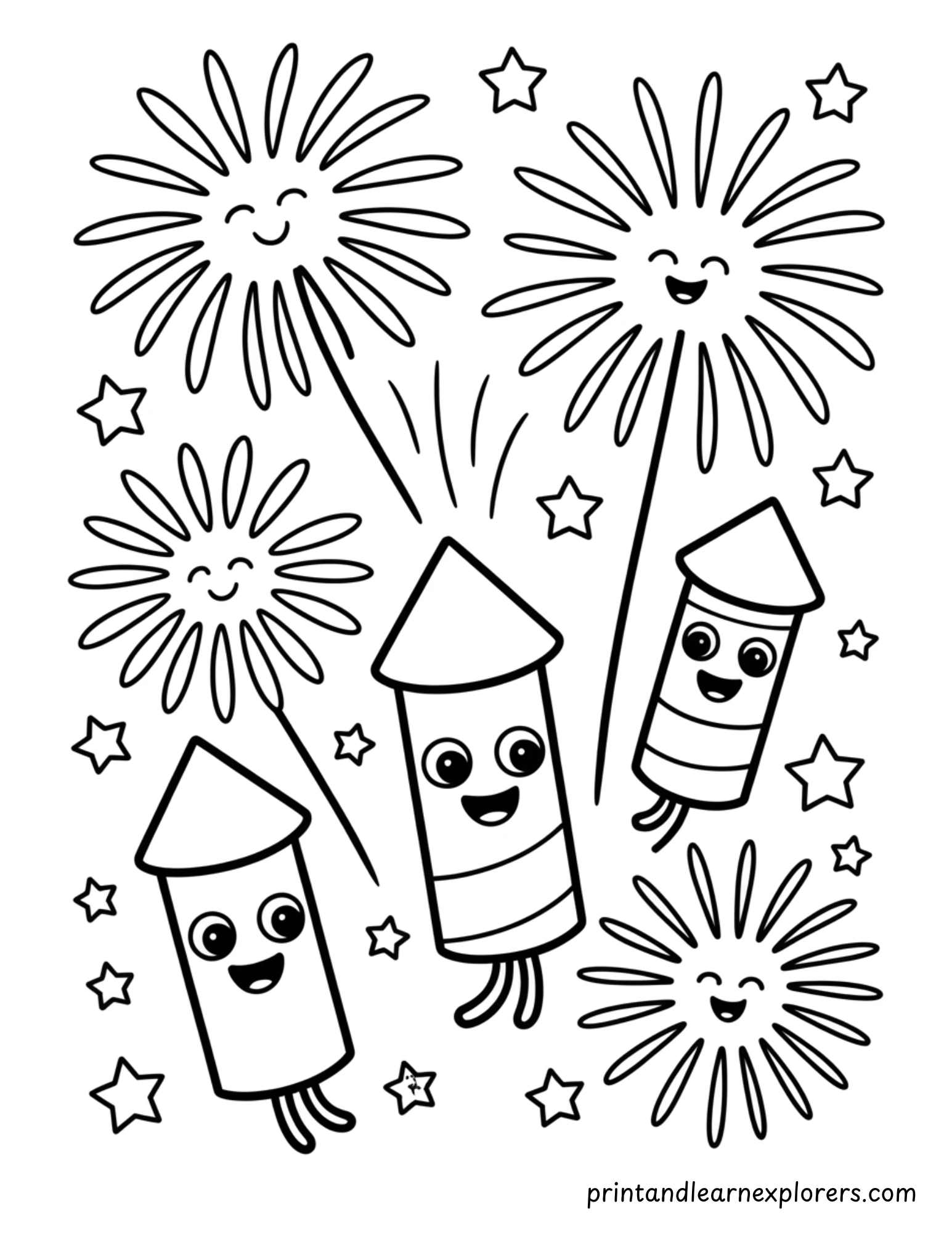 New Year Coloring Pages 10