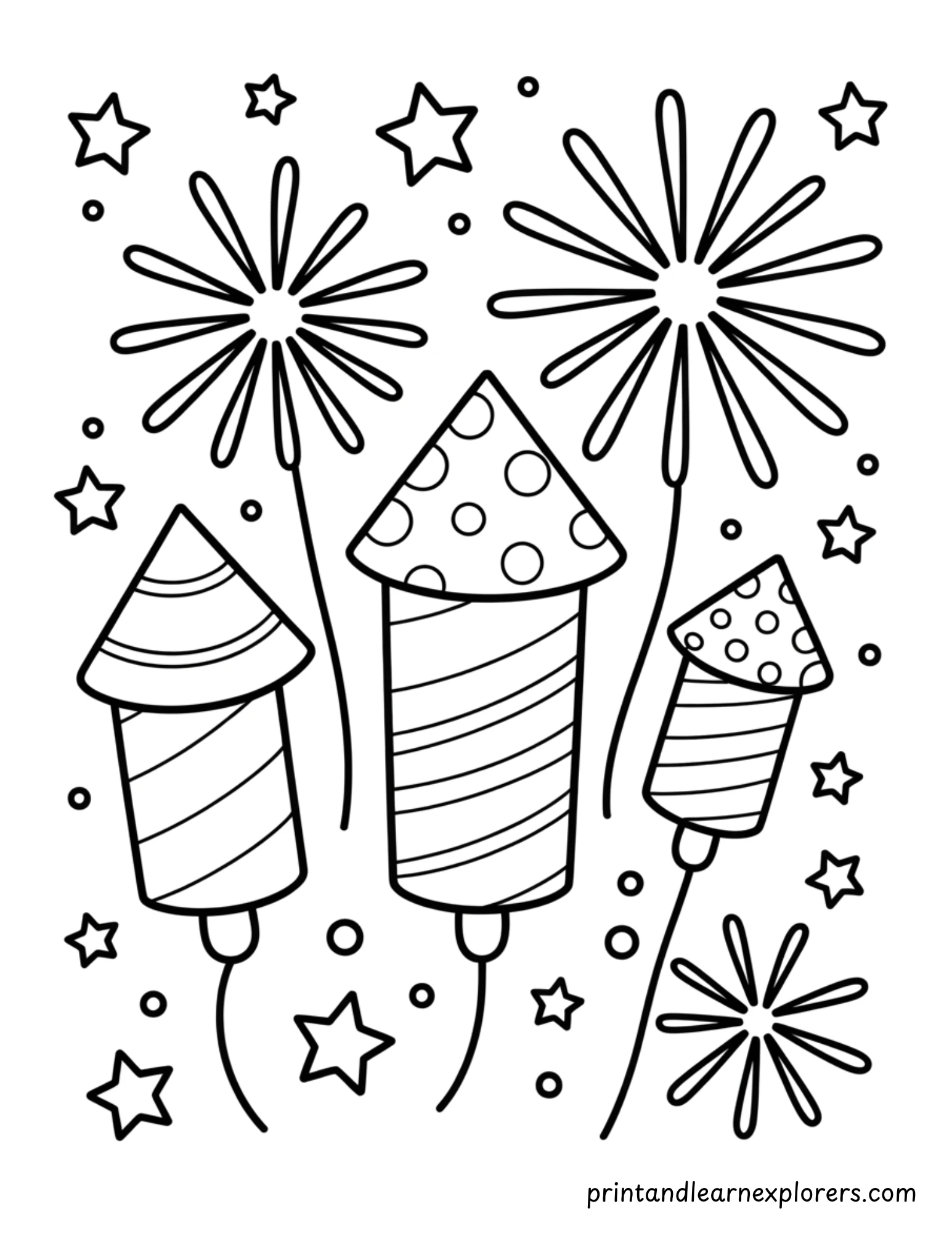 New Year Coloring Pages 12
