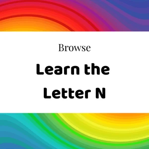 Browse learn the letter N worksheets