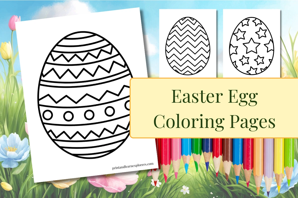 Easter Egg Coloring Pages feature