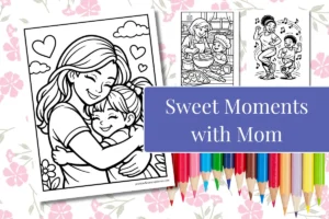 Mom Coloring Pages feature