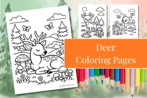 Deer Coloring Pages