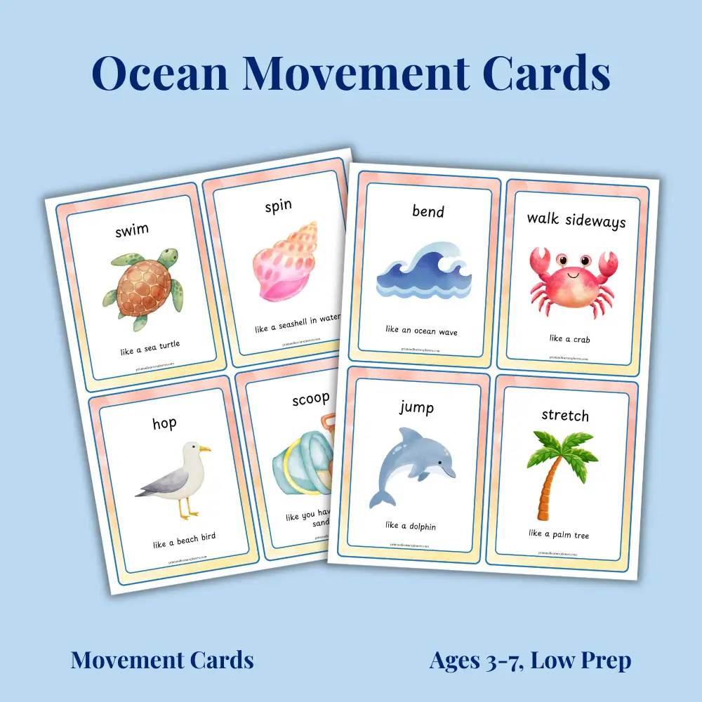 Ocean Movement Cards
