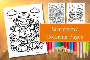 Scarecrow Coloring Pages
