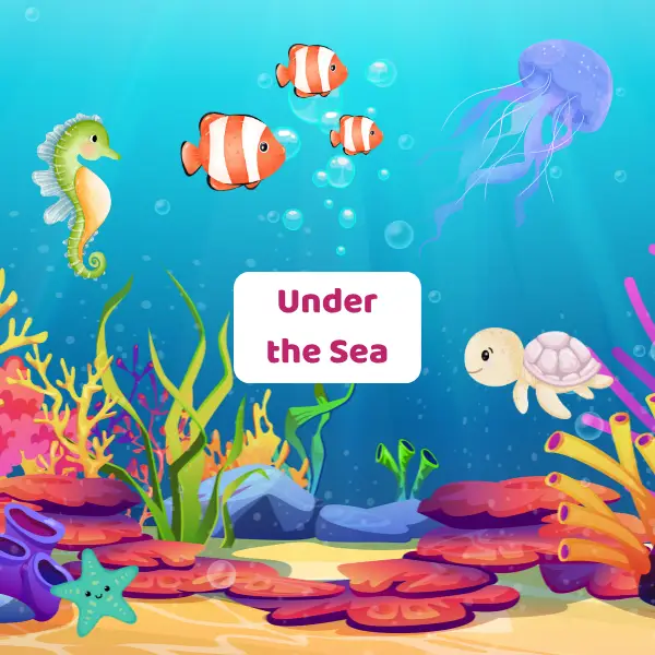 Under the sea animals
